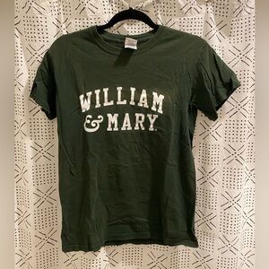 Vintage William & Mary Green Short Sleeve Tee